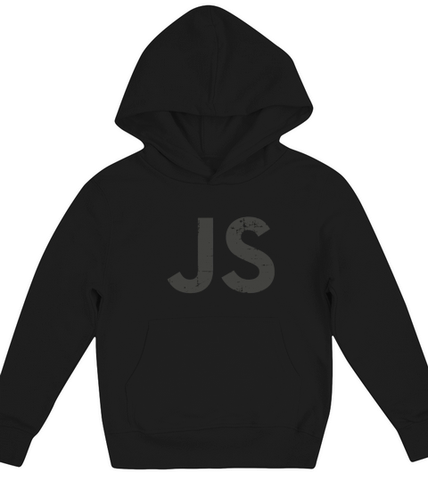 Vanilla JS Programmers Coders Developers Javascript Kids Hoodie