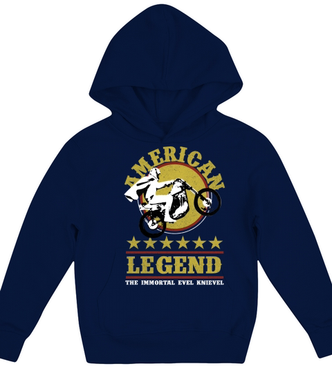 Evel Knievel Kids Hoodie