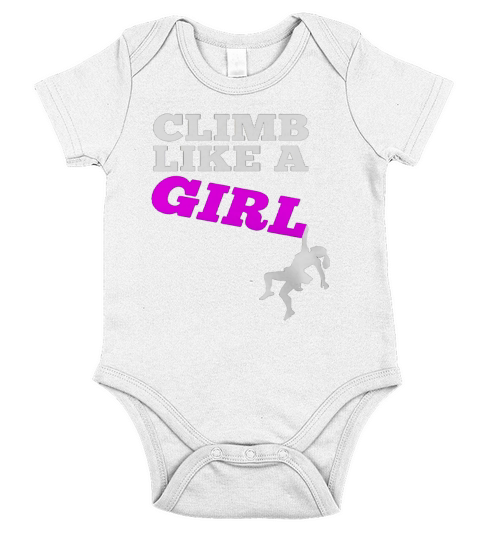 Climbing Short Sleeve Baby One-Piece
