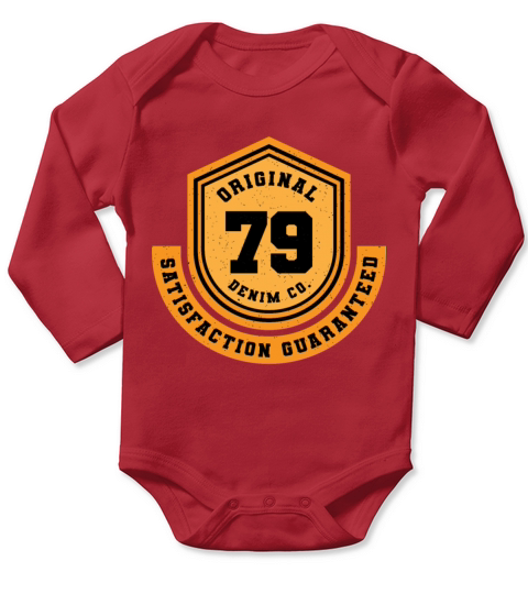 Original seventy nine typography Long Sleeve Baby One-Piece