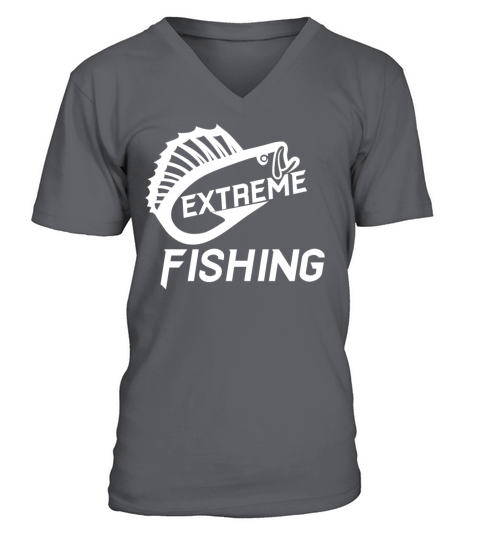 Fisherman Shirt -Extreme Fishing Mens Men's V-Neck T-shirt