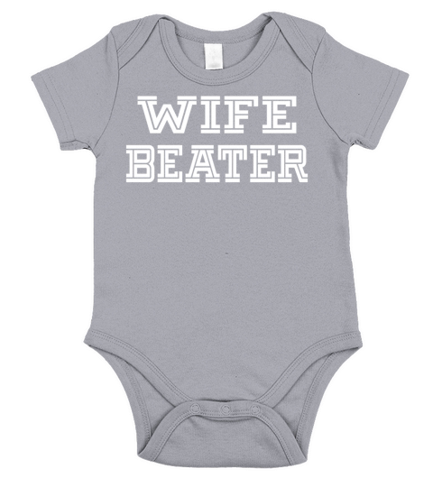 wife beater Short Sleeve Baby One-Piece
