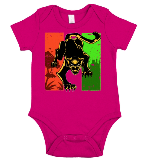 Black Panther King of Africa Wakanda Short Sleeve Baby One-Piece