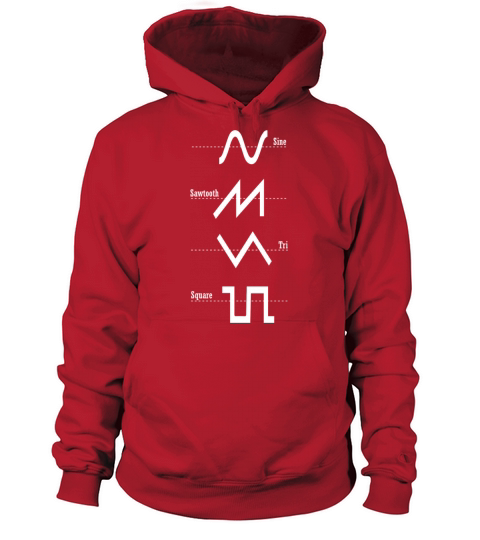 Synthesizer Analog - Synth Waveform Nerd T-Shirt Women's Hoodie