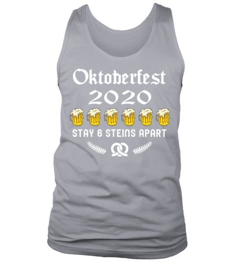 Oktoberfest 2020 6 Stein Apart Beer October Men's Tank Top