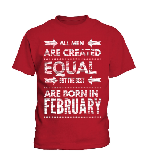 Funny birthday quote best men born in february Kids T-Shirt