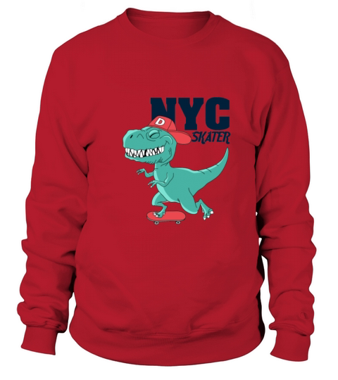 T Rex on a Skateboard Women's Sweatshirt