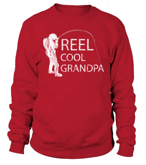 Reel Cool Grandpa Shirt - Grandpa Fishing Shirt - Women's Sweatshirt