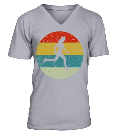 run vintage Men's V-Neck T-shirt