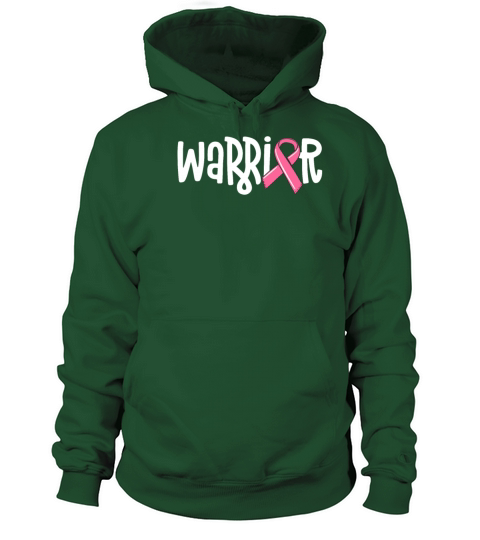 Warrior Breast Cancer Awareness Pink Ribbon Chemo Women's Hoodie