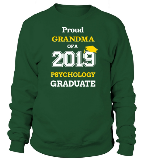2019 Graduation Grandma Psychology Graduate Women's Sweatshirt