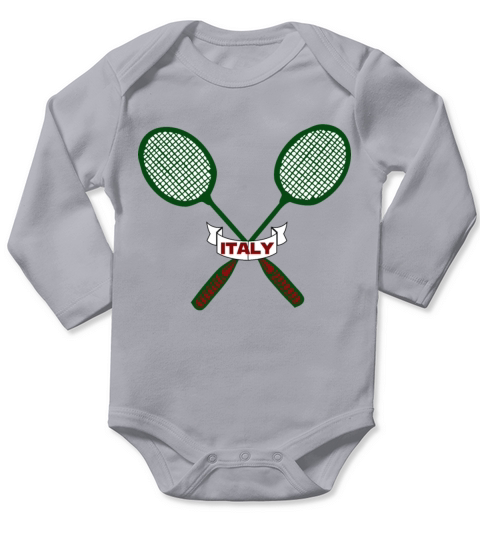 italy badminton shirt Long Sleeve Baby One-Piece