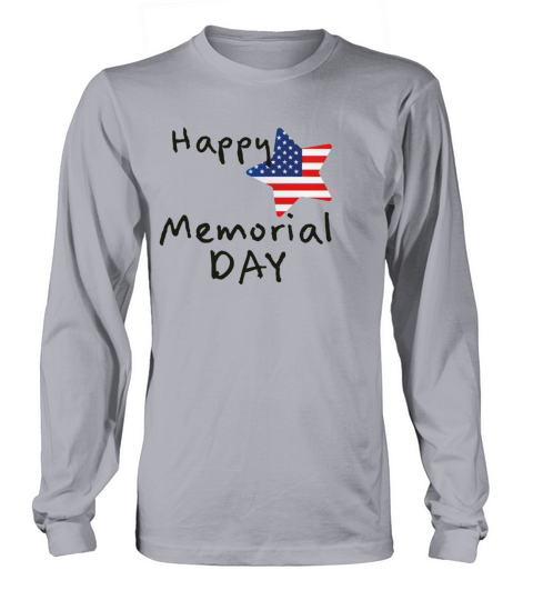 Happy Memorial Day Men's Long Sleeve