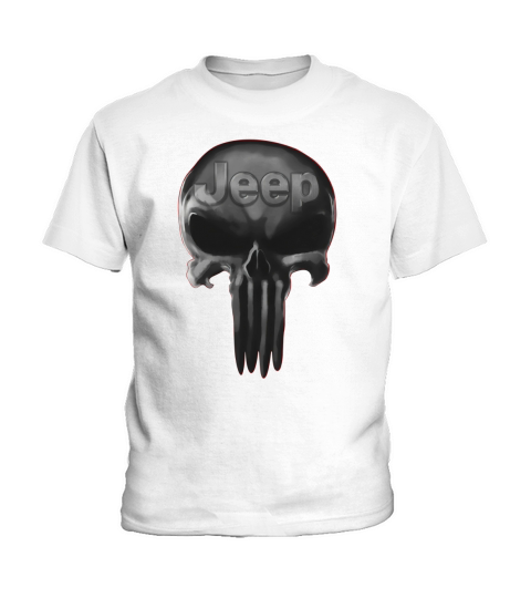 Jeep Skull V1 T-shirt, Jeep Skull V1 Hoodies Kids T-Shirt