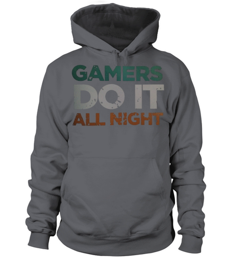 Gamers Do It All Night Men's Hoodie