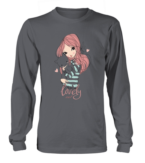 cat Anime girl Women's Long Sleeve