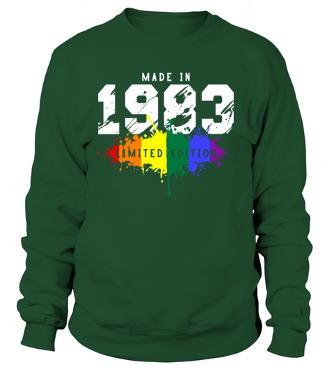 1983 Birthday Gay LGBT Women's Sweatshirt