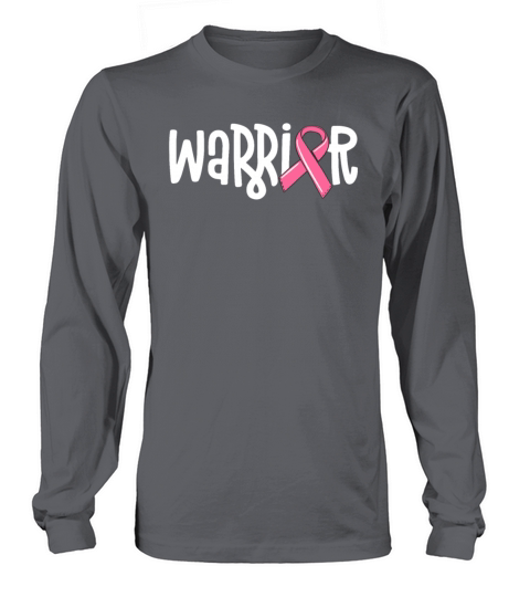Warrior Breast Cancer Awareness Pink Ribbon Chemo Women's Long Sleeve
