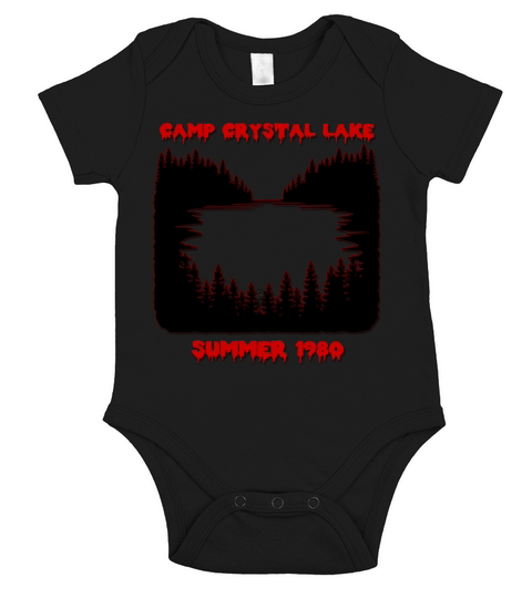 Camp Crystal Lake Short Sleeve Baby One-Piece