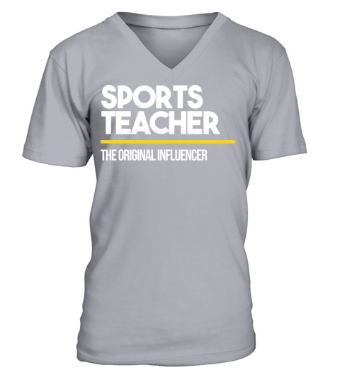 Sports Teacher Original Influencer Middle High Men's V-Neck T-shirt