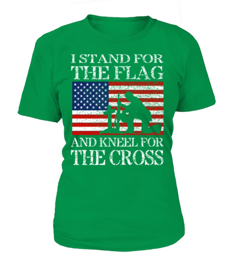 I Stand For The Flag And Kneel For The Cross Shirt Women's T-Shirt