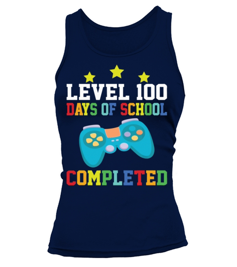 Video Gamer Student 100th Day Teacher 100 Days Women's Tank Top