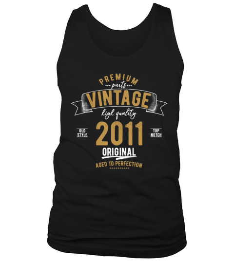 2011 Birthday Retro Funny Gift Idea Men's Tank Top