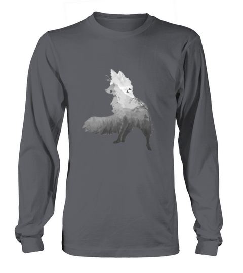 Fox Animal Motivation Mountain Men Women Men's Long Sleeve
