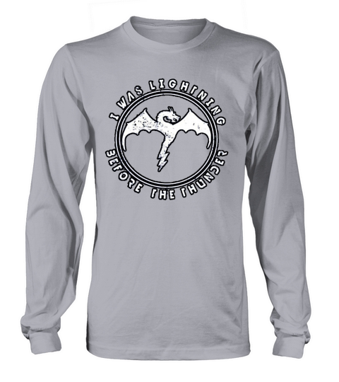 I Was Lightning Before The Thunder Women's Long Sleeve