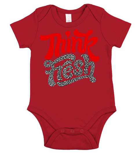 think fresh cement Short Sleeve Baby One-Piece