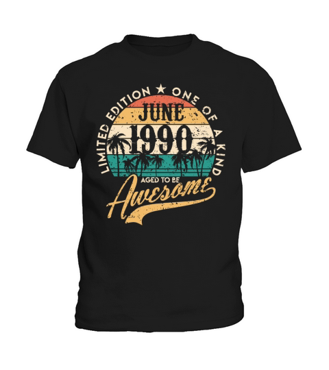 June 1990 birthday gifts men woman bday gift Kids T-Shirt