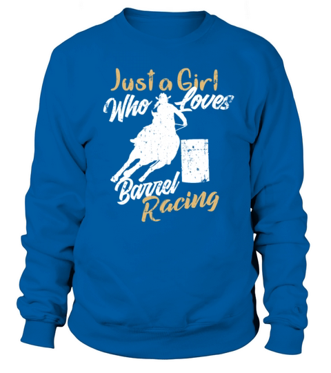 who loves Barrel Racing Women's Sweatshirt