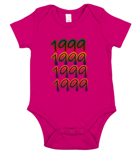 born in 1999 Short Sleeve Baby One-Piece