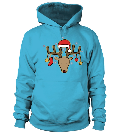 Merry Christmas Reindeer Women's Hoodie