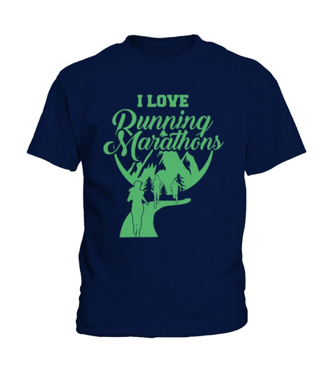 Marathon Marathoner Running Jogging Marathons Kids T-Shirt