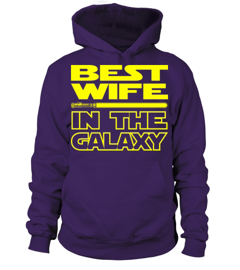 BEST WIFE IN THE GALAXY - funny star wars Men's Hoodie