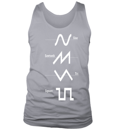 Synthesizer Analog - Synth Waveform Nerd T-Shirt Men's Tank Top