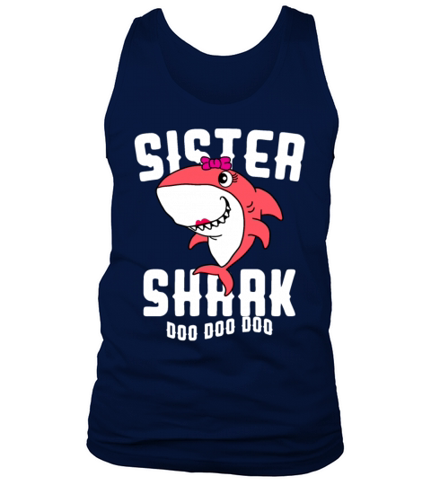 Sister Shark Doo Doo Doo Halloween Christmas Gift Men's Tank Top