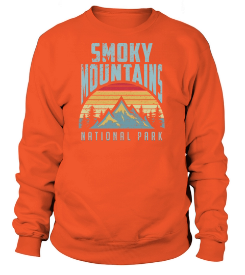 great smoky mountains national park tennessee retr Women's Sweatshirt