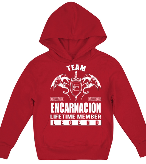 Team ENCARNACION Lifetime Member Legend Name TShirts Kids Hoodie
