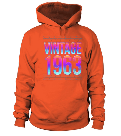 Vintage 1963 58th Birthday Gift Women's Hoodie