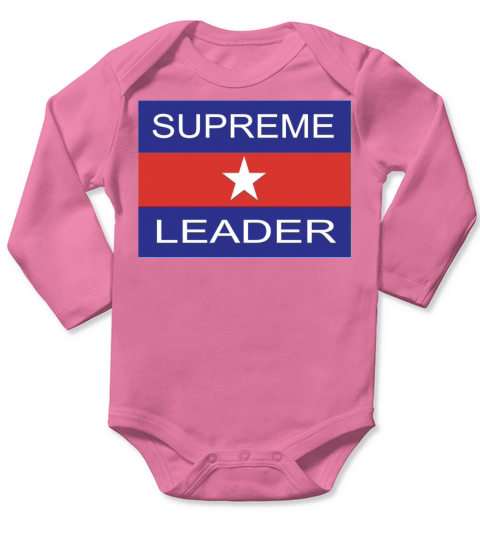 The Supreme Leader 2 Long Sleeve Baby One-Piece
