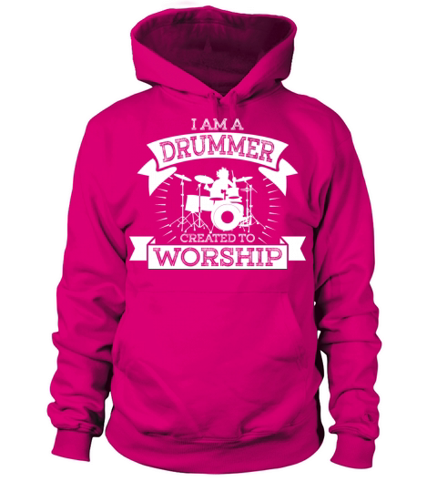I Am A Drummer Created To Worship Men's Hoodie
