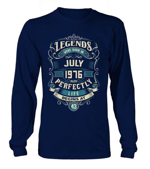 Retro Vintage July 1976 birthday Women's Long Sleeve
