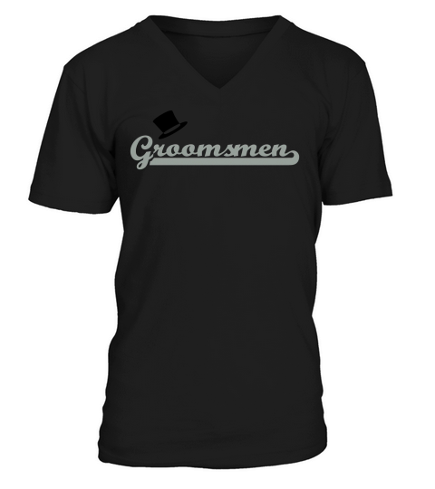 Groomsmen Men's V-Neck T-shirt