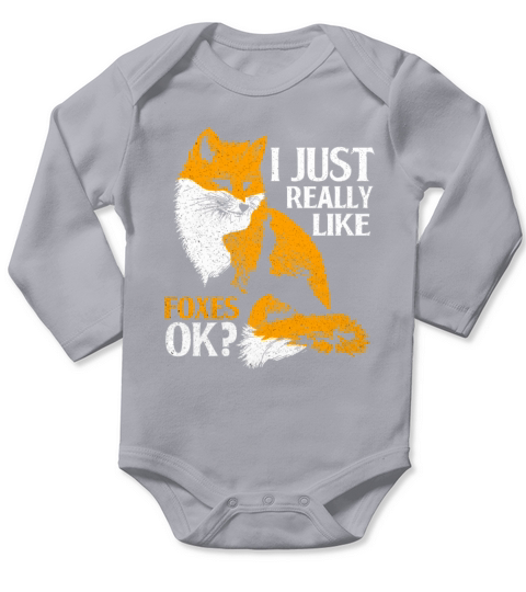 Fox Long Sleeve Baby One-Piece