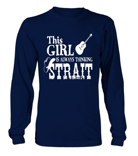 This Girl Is Always Thinking Strait T Shirt Long sleeved Unisex