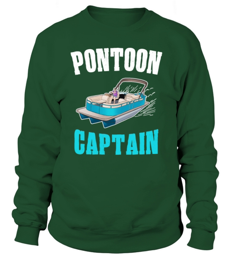 Pontoon Captain Pontoon Boat Lake Boating Women's Sweatshirt