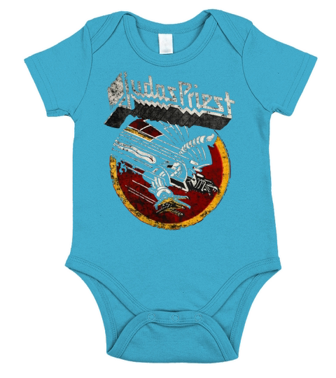 Judas Priest Vintage Short Sleeve Baby One-Piece