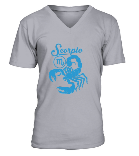 Scorpio-Blue Scorpio awesome t-shirt Men's V-Neck T-shirt